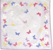 Vintage Butterfly Gauze Handkerchief Neckerchief