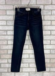 Current/Elliott The High Waist Ankle Skinny City Slicker Jeans in Sandy Size 24