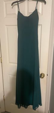 Long Green Dress 