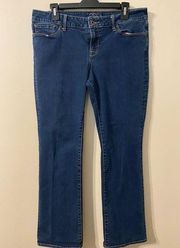 Womens Lucky Brand Medium Wash Straight Leg Jeans Size 14 32” Inseam