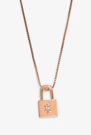 Pura Vida lock necklace