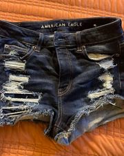 American Eagle Outfitters Ripped Jean Shorts