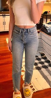 High Rise Vintage Straight Jeans