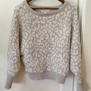 Cheetah Print Fuzzy Sweater
