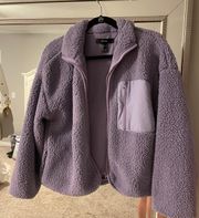 Purple Sherpa Jacket 