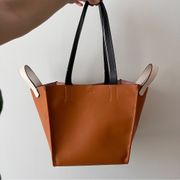 Proenza Schouler Brown Leather Mercer Tote Bag