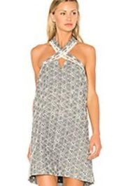 J.O.A Lace Trim Halter Neck Dress Size XS