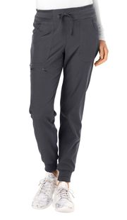 Break Free Women’s Tapered Leg Jogger Scrub Pants Grey