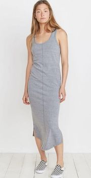 Marine Layer Angie Maxi Tank Dress in Heather Grey Size Medium