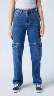 Dark Indigo '90s Boyfriend Cargo Jeans