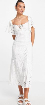 White Eyelet Dress