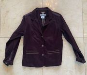 Columbia Dark Burgundy Blazer Size Medium