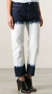 Isabel Marant Pradley Dip-Dye Cropped Jeans 38