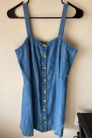 Button Down Denim Dress