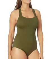 Hurley One Piece Swimsuit in Amazon Jungle Green size medium