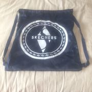 Sketchers bag. Can be backpack or cinch sack navy and white NWOT