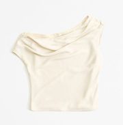 Assymetrical Satin Top