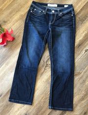 BKE blue Harper Capri size 27