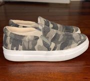 Camo Slip On Sneakers