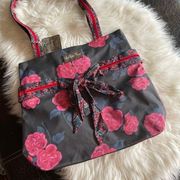 Matilda Jane. Black and Rose Tote Bag