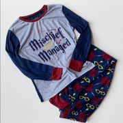 Harry Potter Mischief Managed PJ Set Top Bottoms M