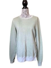Cotton Citizen Side Zip Sweatshirt Sage Green Size M