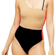 NEW Topshop Colorblock One Piece Swimsuit