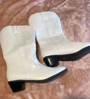 White Cowboy Boots