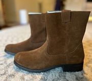 NEW  Brown Suede booties size 9