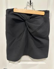 Front Knot Mini Skirt