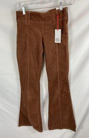 NWT BDG URBAN OUTFITTERS MISSY FLARE COTTON CORDUROY PANTS 25