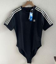 Adidas NWT  Originals Superstar Bodysuit SS Body Black XL