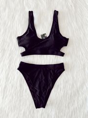 NWT  Black Bikini Set