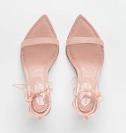 Cinderella Shoes Clear Wedge Strappy Rose