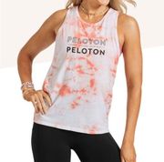 Peloton Flow Double Twist Back Tie Dye Tank Top. Size Small. NWT