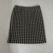 Coldwater Creek Pencil Skirt Women 14 Black Classic Core