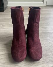 Heeled Suede Boots