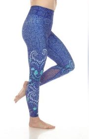 Johnny Was Active Wild Flower Bee Active Mesh High Waist Leggings Size Xsmall