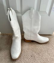 White Cowboy Boots