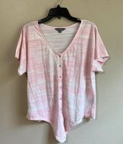 Sharagano medium pink top