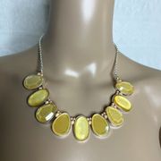 Lauren Conrad Yellow Gemstone Statement Necklace