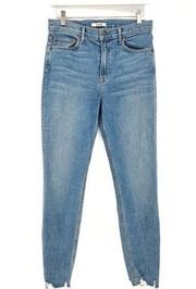 GRLFRND Denim Jeans Kendall High Rise Skinny Cropped‎ Fit Lightwash Size 27