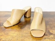 ADRIENNE VITADINI Tan Heeled Sandals 8