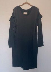 Current/Elliot Black Dress Long Sleeve