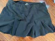 Black Tennis Skirt 
