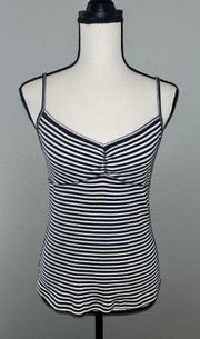 LOFT Nautical Striped Spaghetti Strap Summer Tank Top Size Medium