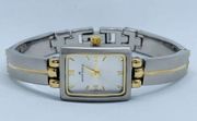 Anne Klein gold silver tone dial 15mm size 5.5” new battery