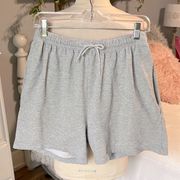 N Y L New York Laundry Retro Vintage Gray Cotton Knit Shorts Womens Medium