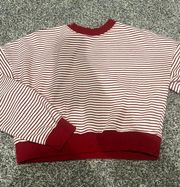 cropped crewneck