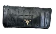 Authentic Prada Nappa  Gaufre Leather Continental Wallet